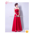 Brilhante Vermelho Claro Off-ombro Uma Linha Pavimento Comprimento Mulheres Evening Dress 2017